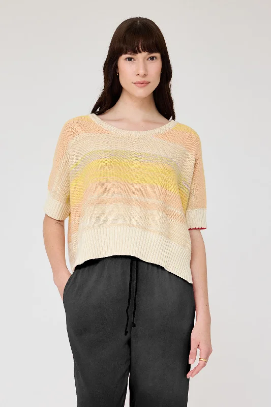 Cotton Cashmere Yellows Allesandro Sweater