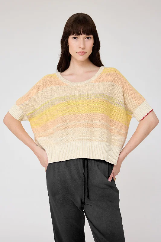 Cotton Cashmere Yellows Allesandro Sweater