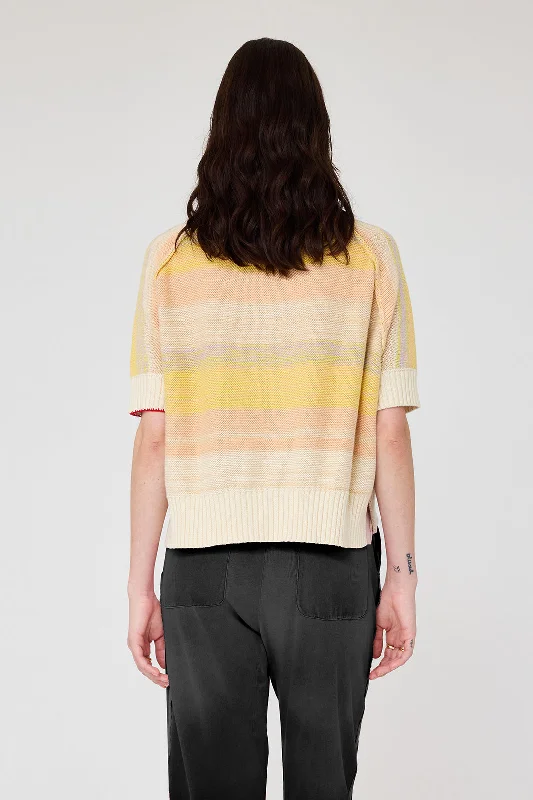 Cotton Cashmere Yellows Allesandro Sweater