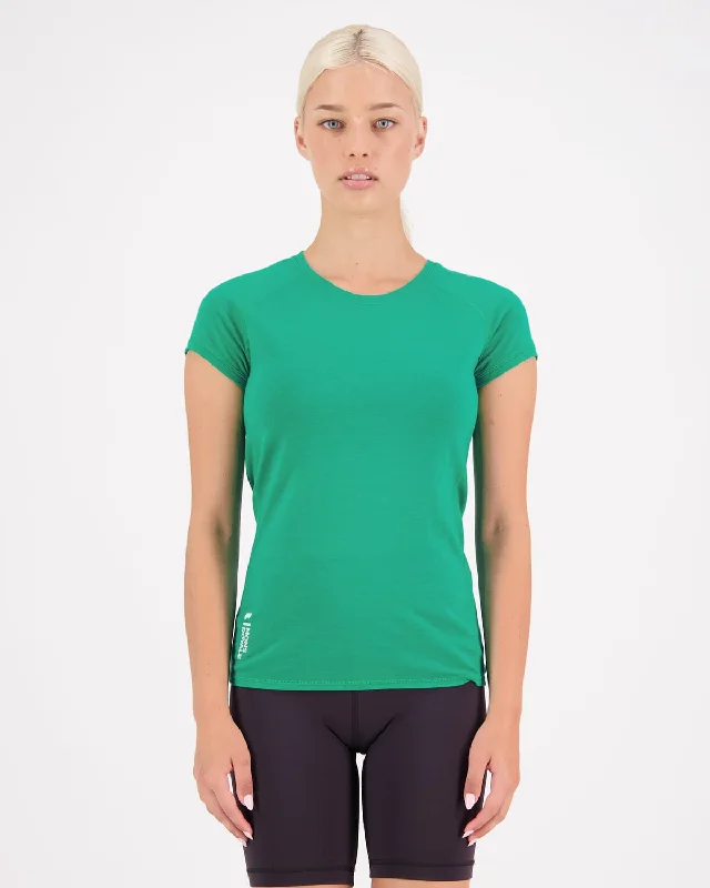 Bella Merino Air-Con Tee - Pop Green