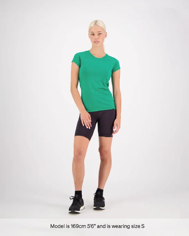 Bella Merino Air-Con Tee - Pop Green