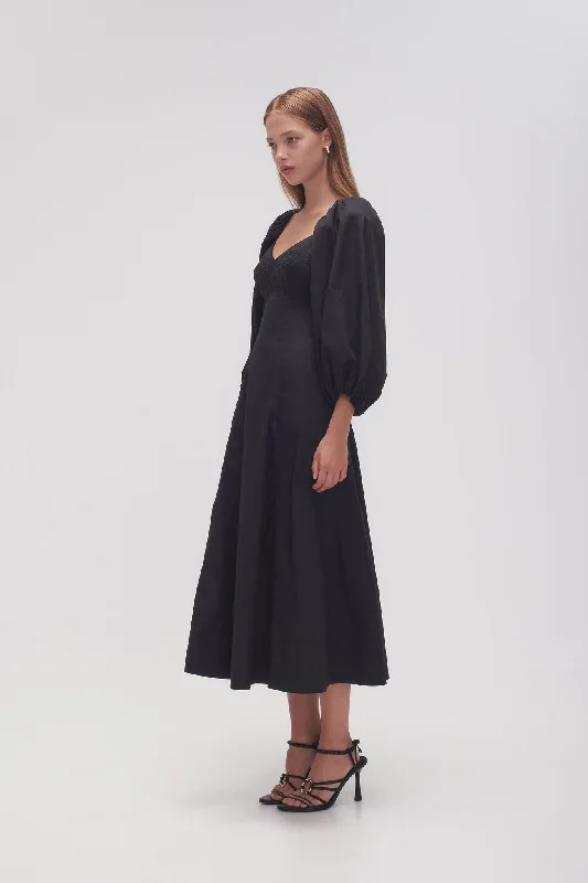 Hester Corsetted Midi Dress