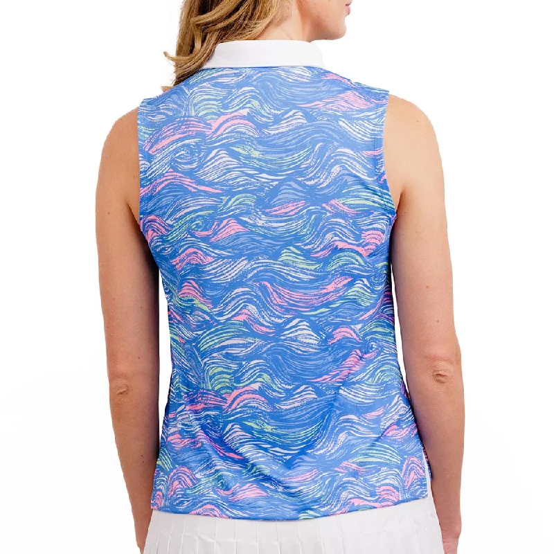 Makin' Waves Sleeveless Polo