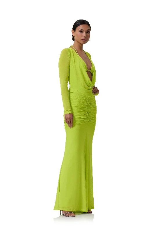 Orla Dress - Lime Punch