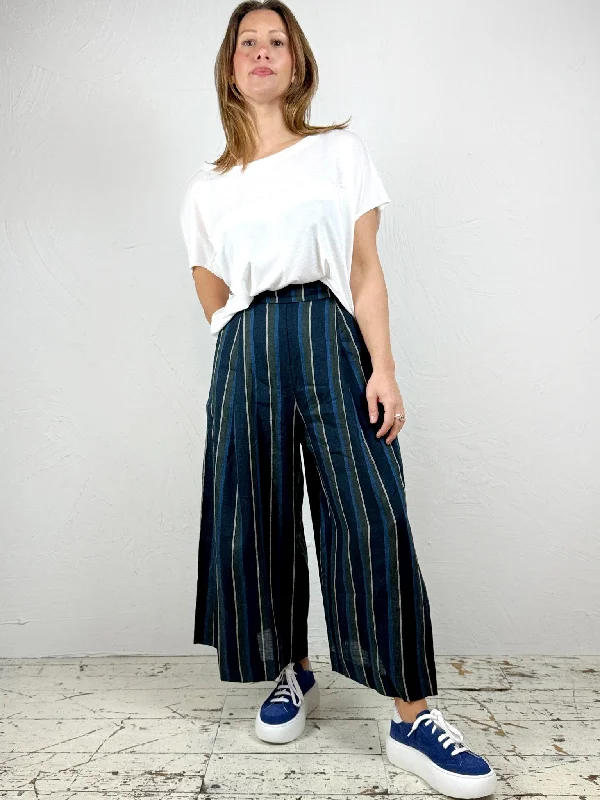 Striped Linen Trousers