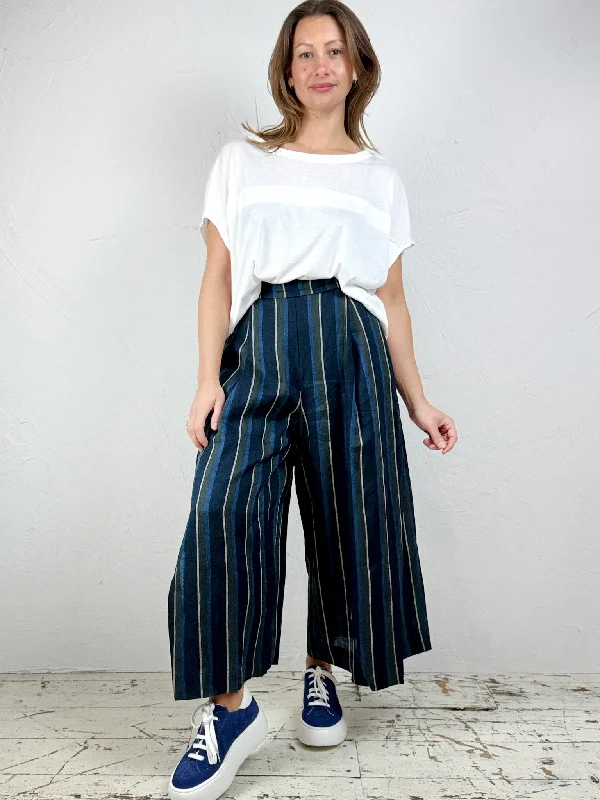 Striped Linen Trousers