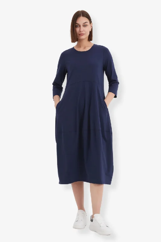 Tirelli - Ovoid Dress - Navy