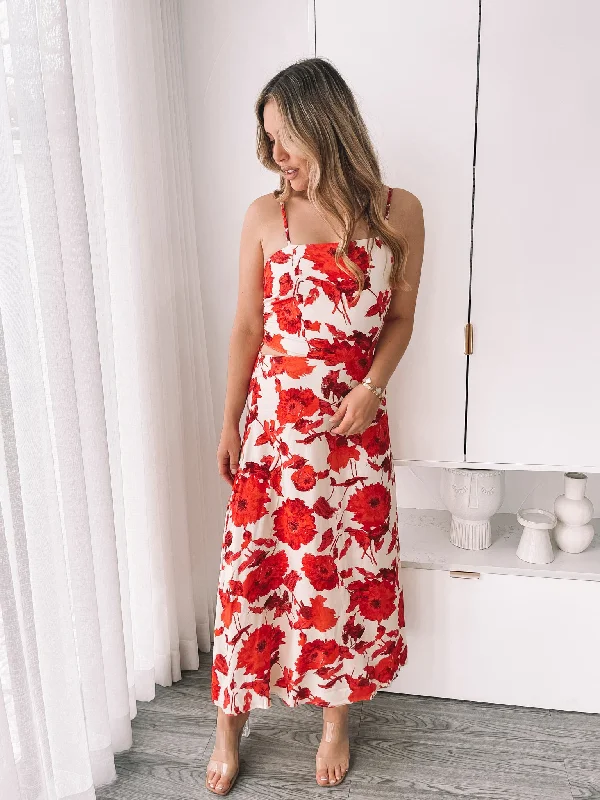 Catrice Dress - Scarlet Floral