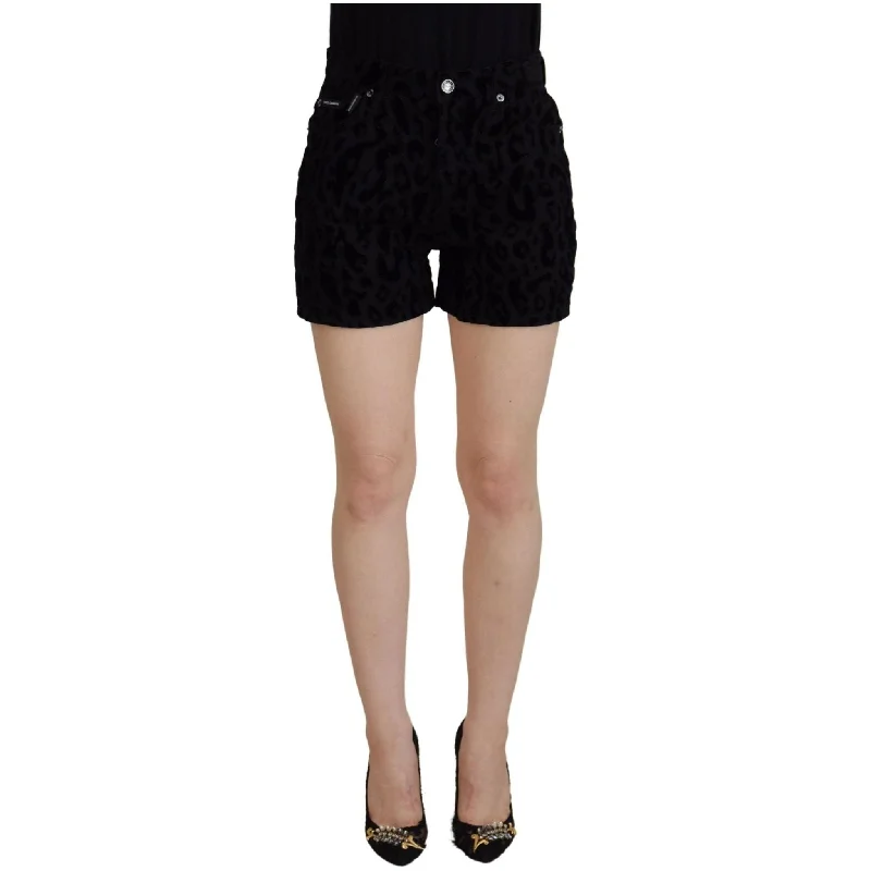 Dolce & Gabbana Chic Mid Waist Hot Pants Shorts