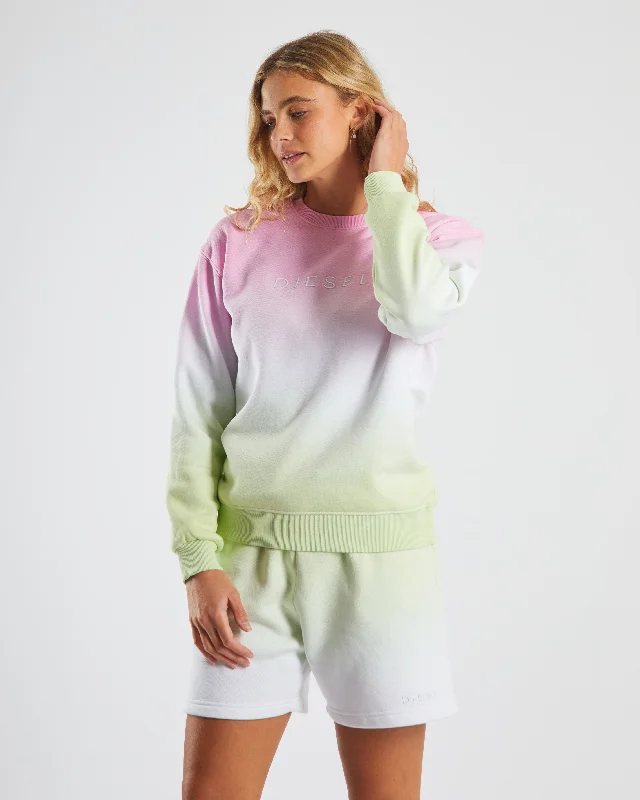 Dayna Sweater Pink/Green Ombre