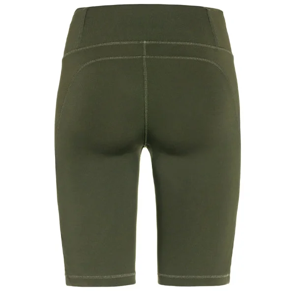 Fjällräven Women's Shorts - Abisko Tights - Deep Forest