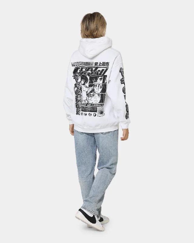 Goat Crew Anime Hoodie White