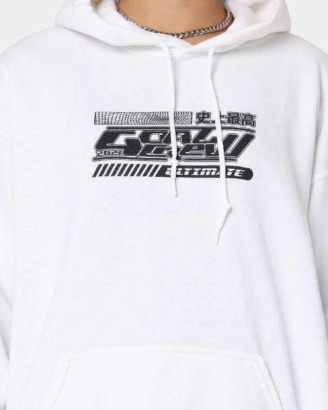 Goat Crew Anime Hoodie White