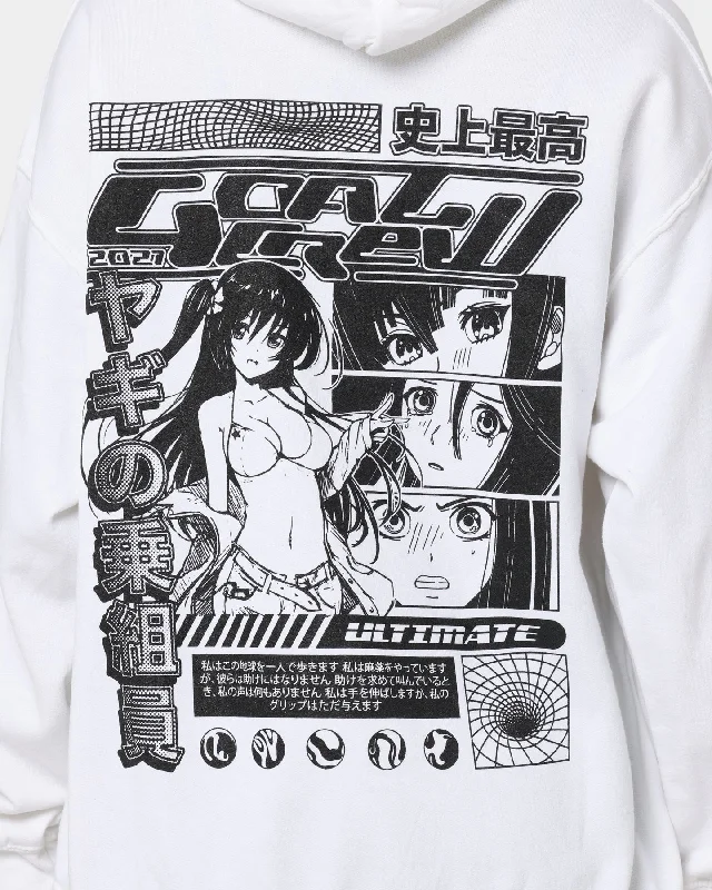 Goat Crew Anime Hoodie White