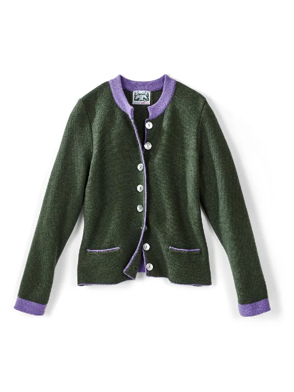 Lugano Embroidered Wool Cardigan