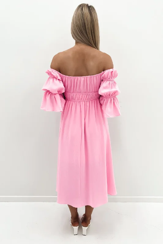 Murphy Midi Dress Pink