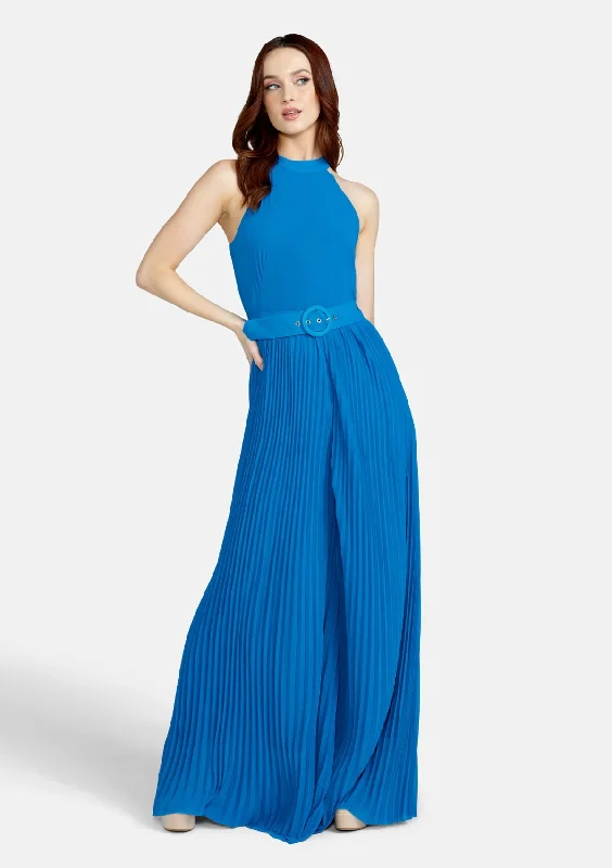 Tall Zandaya Pleated Wide Leg Jumpsuit