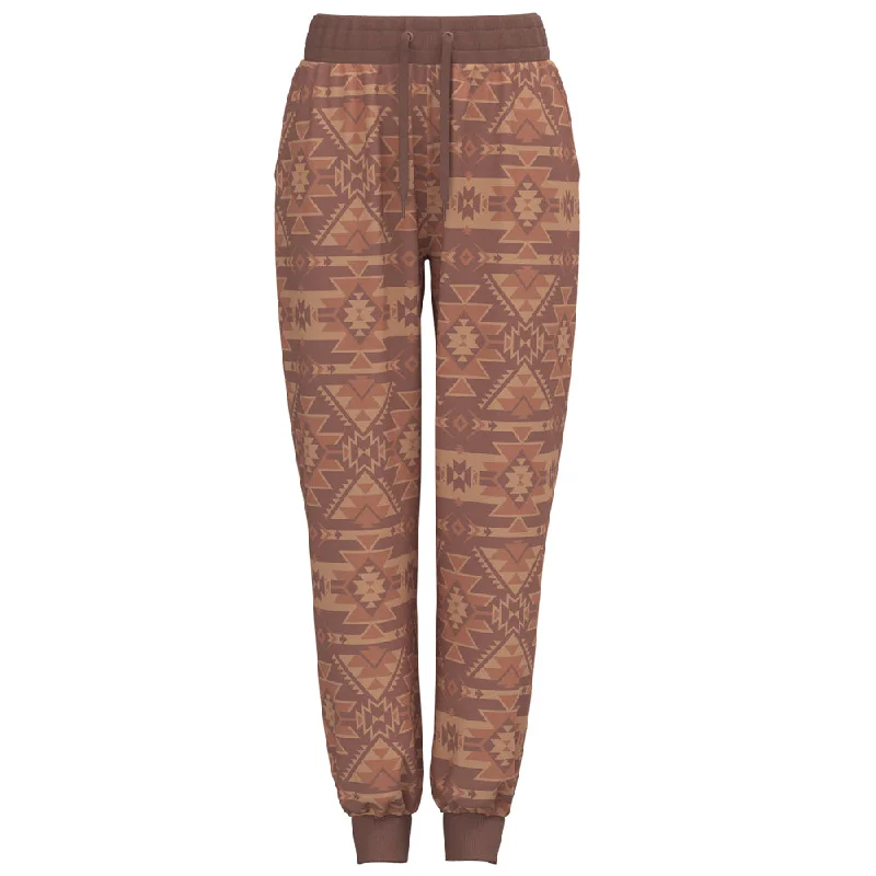 ""Telluride Jogger"" Pink/Tan w/Aztec Pattern