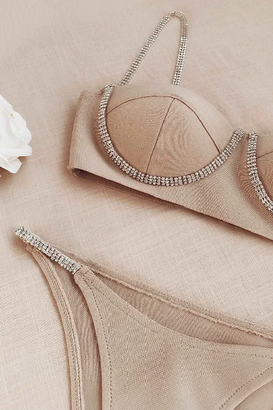 The Chloe Bandage Diamanté Detailing Set