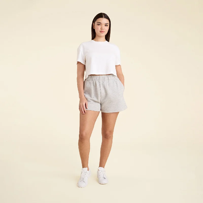 Vintage Fleece Shorts | Heather Grey