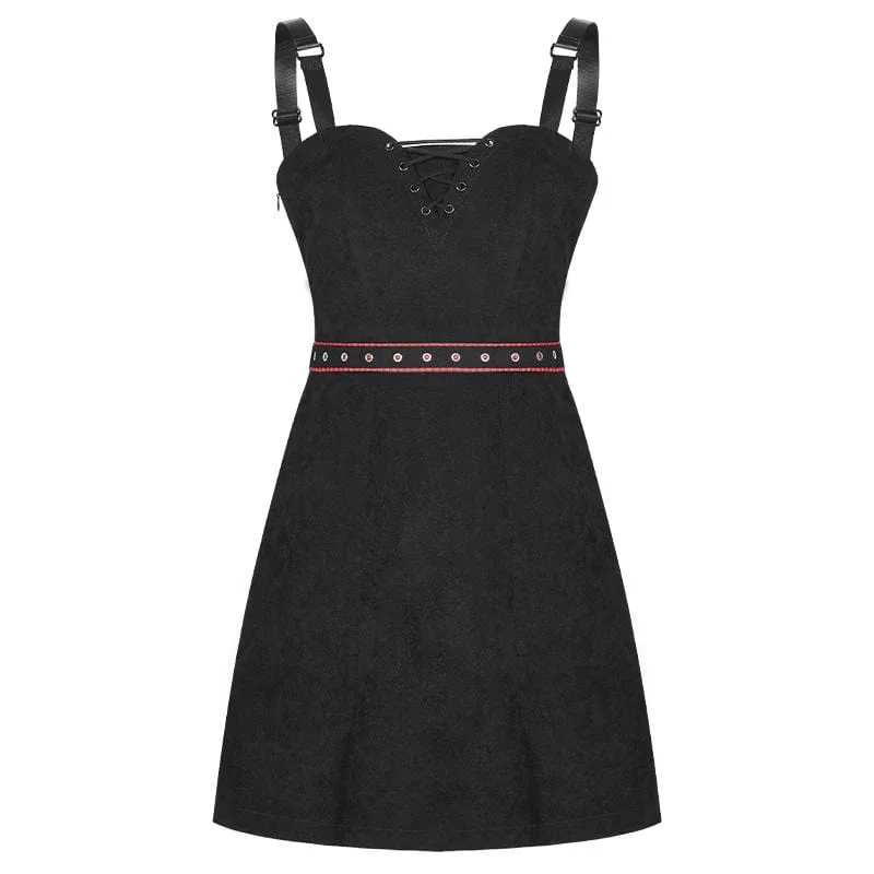 Women's Gothic Strappy Slip Dresses