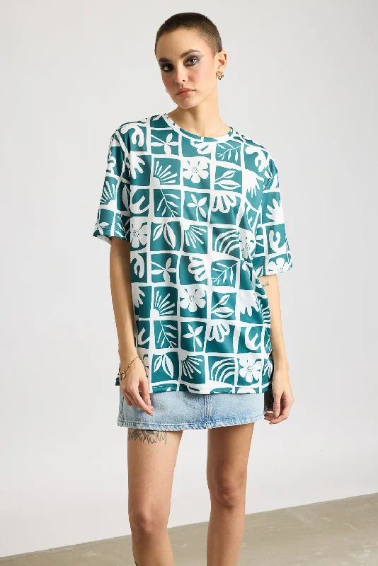 Printed Women's T-Shirt - Patterned Paradise