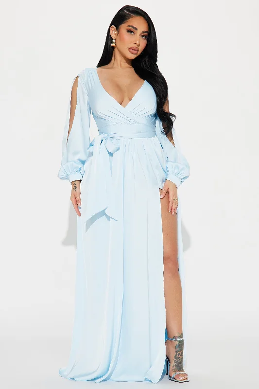 Belle Maxi Dress - Light Blue