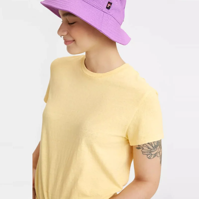 Classic Fit Natural Dye Tee (Yellow)