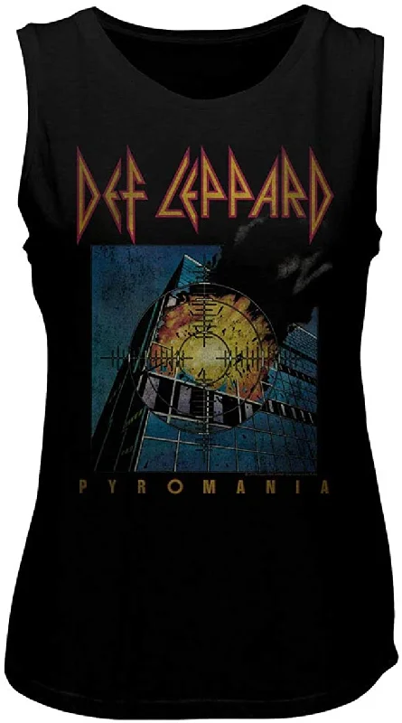 Def Leppard Faded Pyromania Muscle T-Shirt