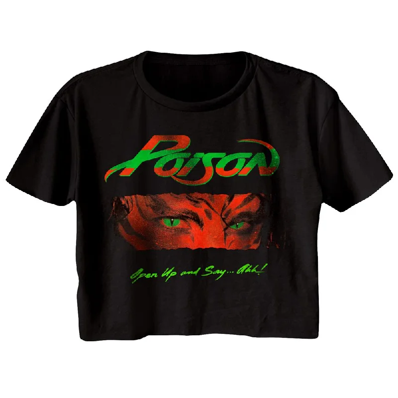 Poison Open Up and... Festival Cali Crop T-Shirt