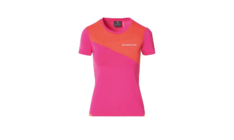 Porsche Women's T-Shirt (Pink/Coral) - Sport