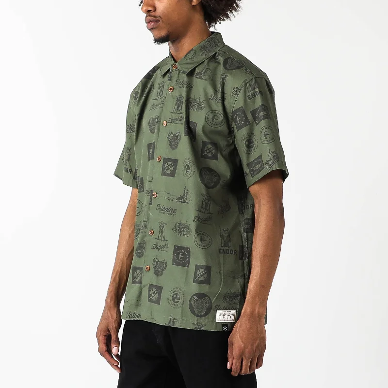 Return Of The Jedi Destinations Button-Down Shirt