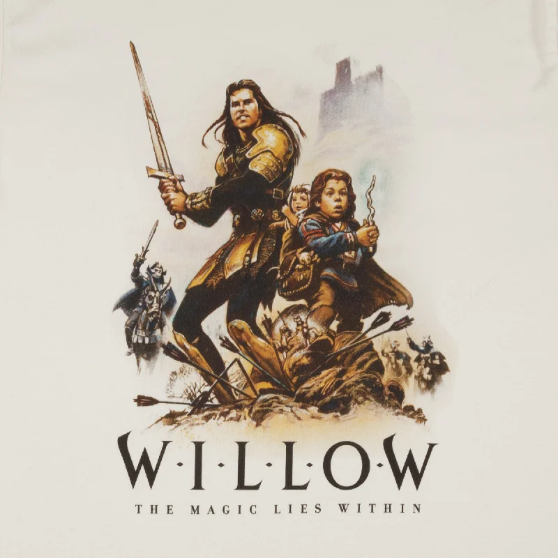 Willow Hero Poster Natural Tee